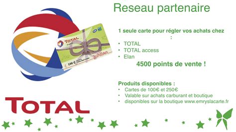 carte carburant total jubileo